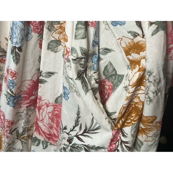 Torrid Plus Size Maxi Challis Ruffle Strap Tiered Dress in Lush Floral Dew - Picture 11 of 11